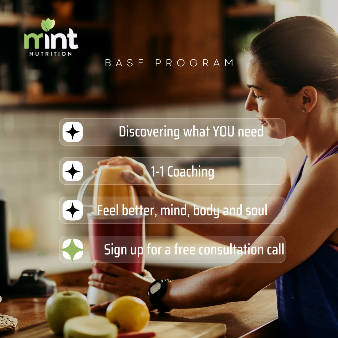 ChristianeMatey's tweet image. Discover what diet and lifestyle habits are right for you. Your personalized lifestyle plan will help make you feel better about your symptoms and improve your health! Sign up now for a free consultation call at themintnutrition.com.
#personalized #baseprogram #1on1 #health