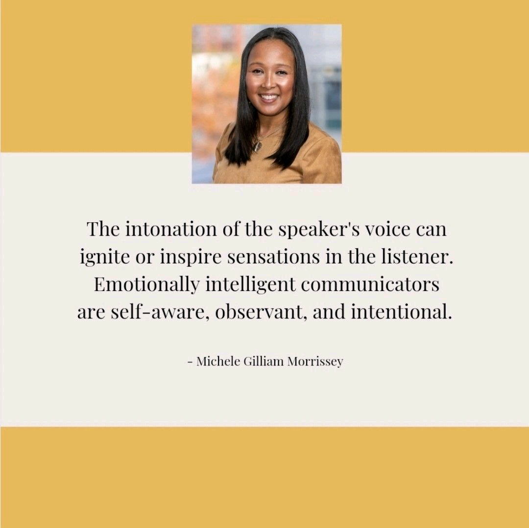 LuciditySpeaks's tweet photo. Tone matters! Our emotions are expressed through our tone of voice. 

Tone is hard to fake. Self-regulate before you communicate. 

#emotionalintelligence 
#emotionallyintelligentcommunication https://t.co/xxhm136OTt