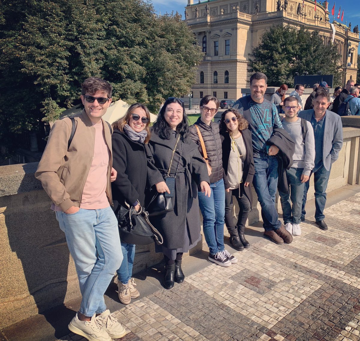 The SILKNOW team in Prague for the #EuropeanHeritageAwards 💙 <a href="/europanostra/">Europa Nostra</a>