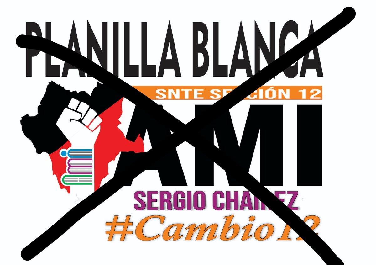 agniotto's tweet photo. El próximo jueves  6 de octubre podremos elegir libremente a nuestra dirigencia sindical #SNTE12 Vota PLANILLA BLANCA AMI @sergioivanmx https://t.co/O41FIrqdQE