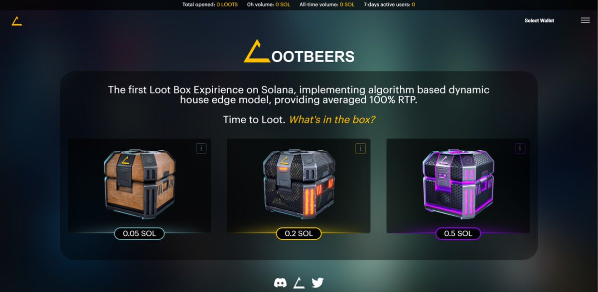 CapyChillClub's tweet image. Introducing Lootbeers - loot box opening platform with loads of diversified prizes.

We are just starting out fam, join while it's early 💎 What's in the box, anon?

#SolanaNFTs #Solana #NFTCommunity #NFTshill #NFTGiveaways #GIMMELUMBO #SneakPeek