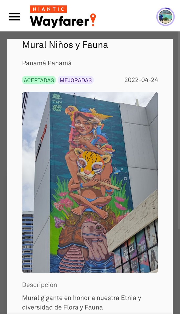 rufinobatistam's tweet photo. @NianticWayfarer #Social  #WayfarerChallengePart1
Mural Niños y Fauna (La Gran Pared) es mi Wayspot favorito, es un proyecto social y artístico en el cuál 3 niños, escogidos de más 30 colegios, dieron su mensaje para el futuro y fue plasmado por artistas en este mural de 456 m de alto. https://t.co/BkymCZ54Ou