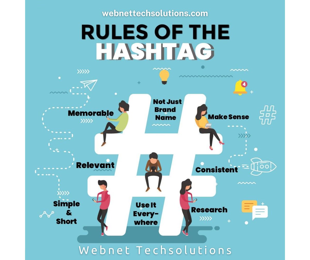 Webnet2022's tweet image. The hashtag is a super-convenient way of connecting all of your posts, no matter where you are. On Instagram, posting a hashtag tells everyone the tag is connected with that photo or video.
#digitalmarketing #hastagstrategy

Contact us @
webnettechsolutions.com/socialmediamar…