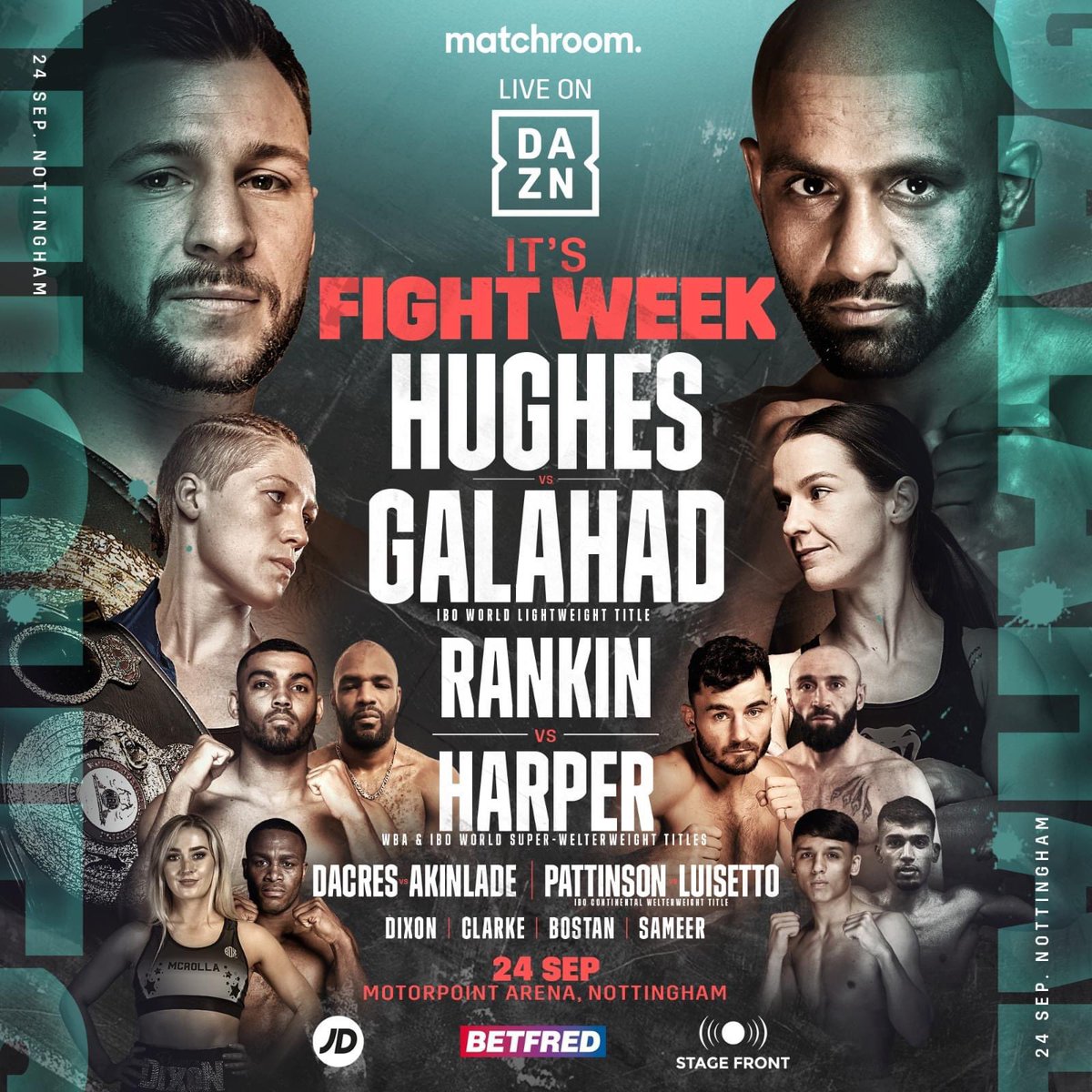 FightingPrideUK's tweet photo. Got two tickets to this tonight if anyone wants them? Free to a good home #HughesGalahad https://t.co/3a6rQG5jjH