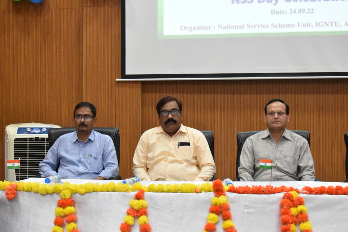 RichaGu29636132's tweet photo. NSS Day with one day Swachhta Workshop was organized at Indira Gandhi National Tribal University, Amarkantak, M.P. on 24.09.2022
@IgntuNss @IGNTUOfficial @PMOIndia @YASMinistry @_NSSIndia @NSSRDBhopal @askabir_ @RBTNSSPO @KRNSSPO @ksnsspo @DPSNSSPO @Raghave68676819 https://t.co/d7ZVYhGdjL