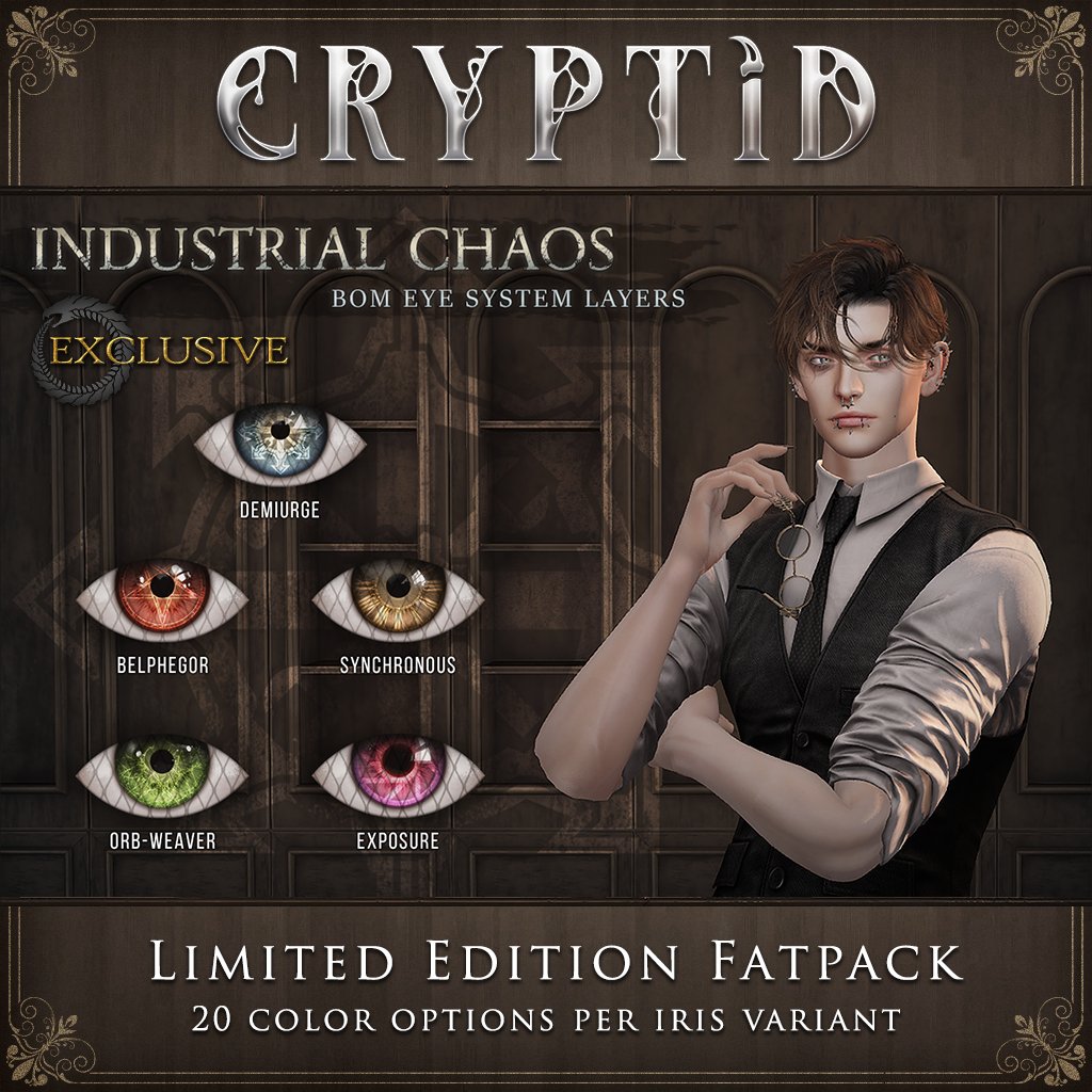 plaguedapper's tweet photo. Cryptid : Industrial Chaos [Half-time Hunt Prize]
Coming Oct. 15th @ The Guild HALLOWS Aftermath
#TheGuildSL | https://t.co/sa8YFIgKAJ https://t.co/7rhsrK08Pf