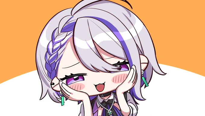 【お仕事】朔夜トバリ様(の手描き切り抜きをお作りしました!!ベロベロに酔って絡んでくるのが可愛すぎる… 