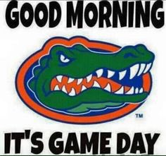 LoriMoffet's tweet photo. Wakey wakey Gator Nation ๐งก๐๐ itโs time to get up and put your finest Orange and Blue on and get to Chomping! #GoGators #BeatTennesseeWeek #BeatTN https://t.co/3F8KrZAC5m