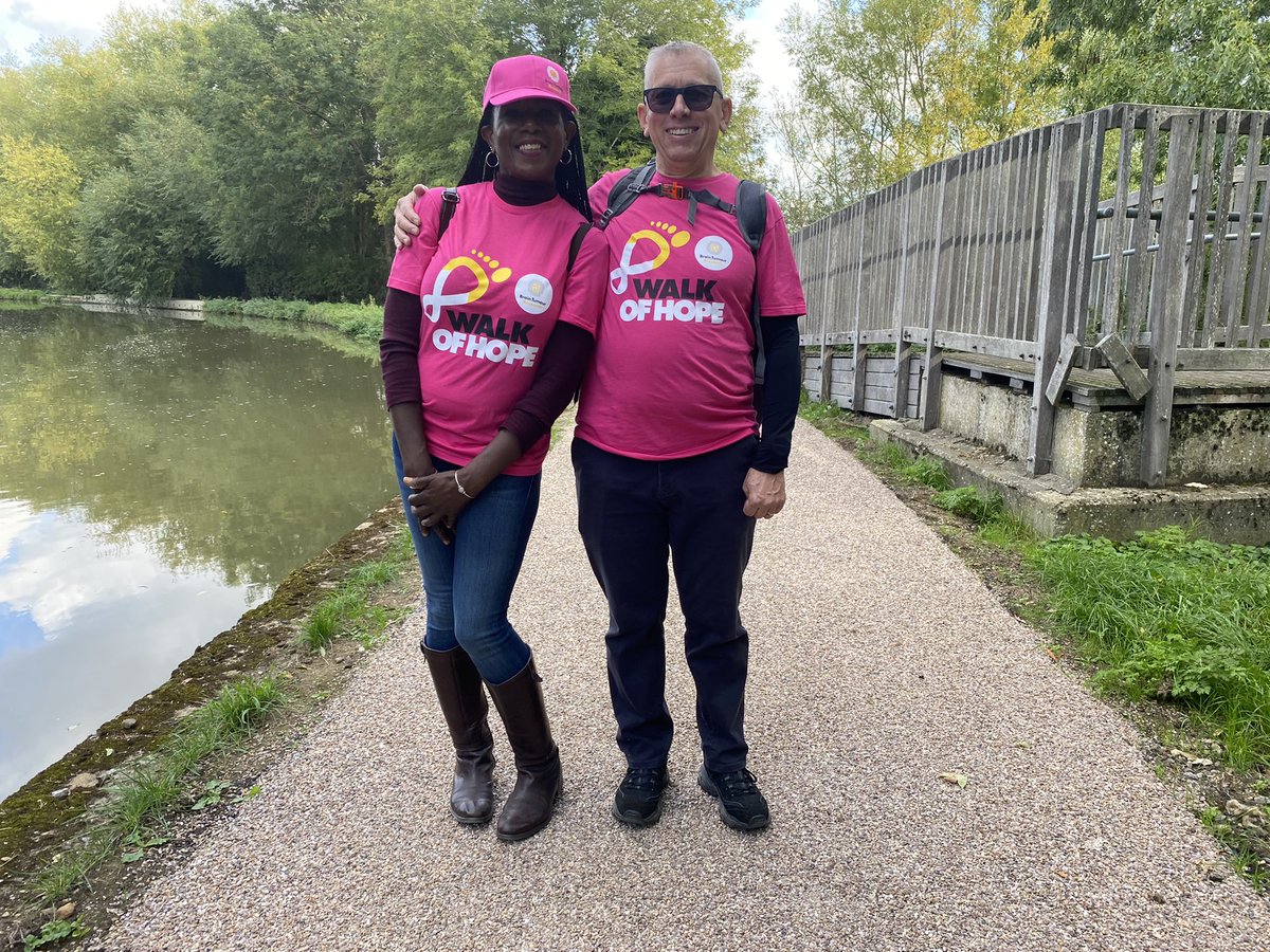 Lovely morning for #WalkofHope along the Grand Union Canal @braintumourrsch