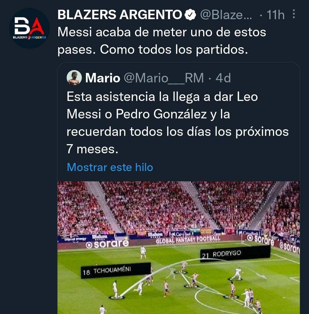 Mario___RM's tweet image. Los medios de Argentina rabiando con un tweet mio SI HOMBRE.