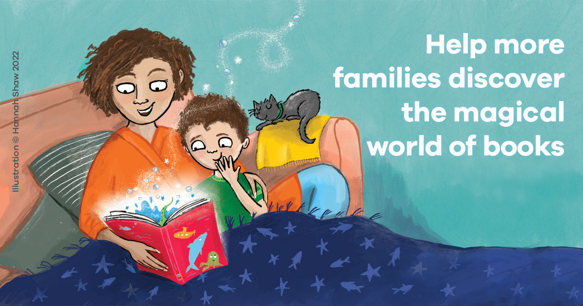 Booktrust's tweet photo. With the cost of living on the rise, fewer families can afford books for their children.
Please help us get more books into the hands of those who need them most by becoming a BookTrust Friend today: https://t.co/nXA4o4TdTU #OpenUpAFuture https://t.co/BngnFgDnsi