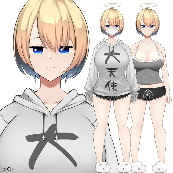 鼻声ミカエルさん@hanagoemichaelの依頼でゲーム実況動画用のオリキャラを作成せていただきました! 