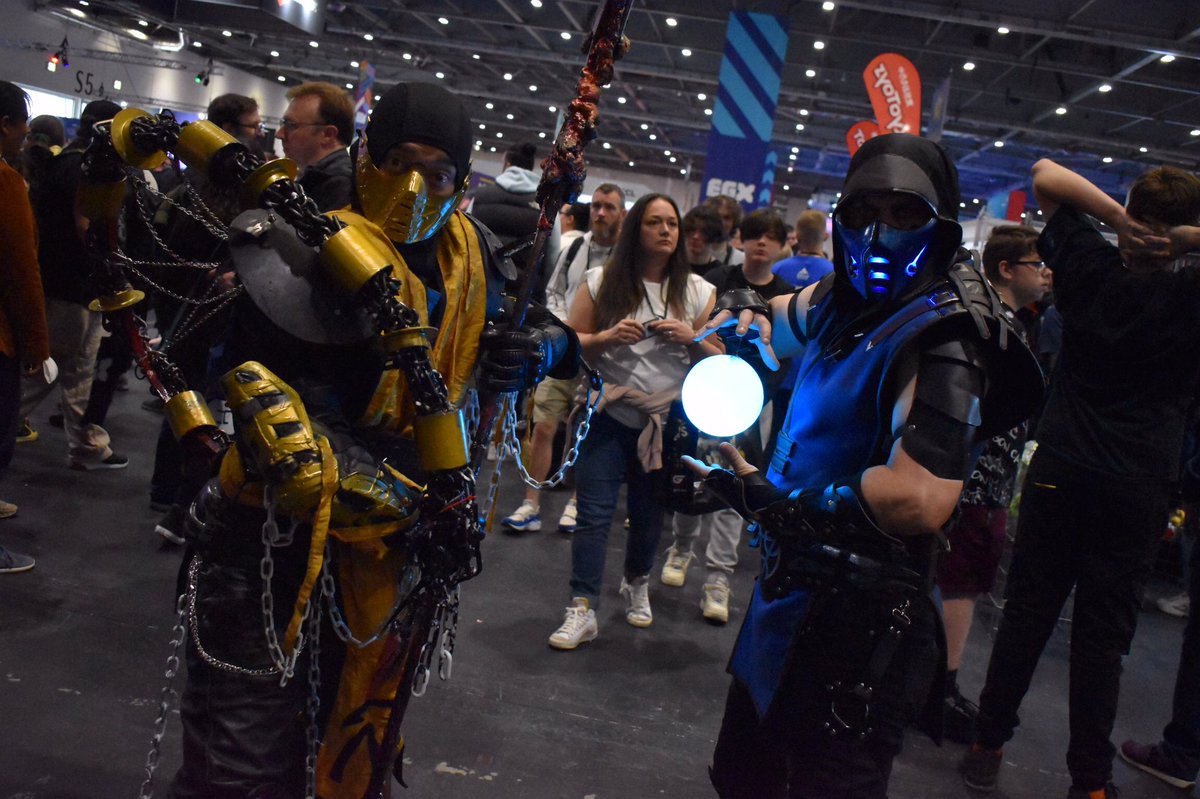 Scorpion and Sub-Zero at EGX today 👍 

MK12 Konfirmed

“#Mortalkombat #EGX2022