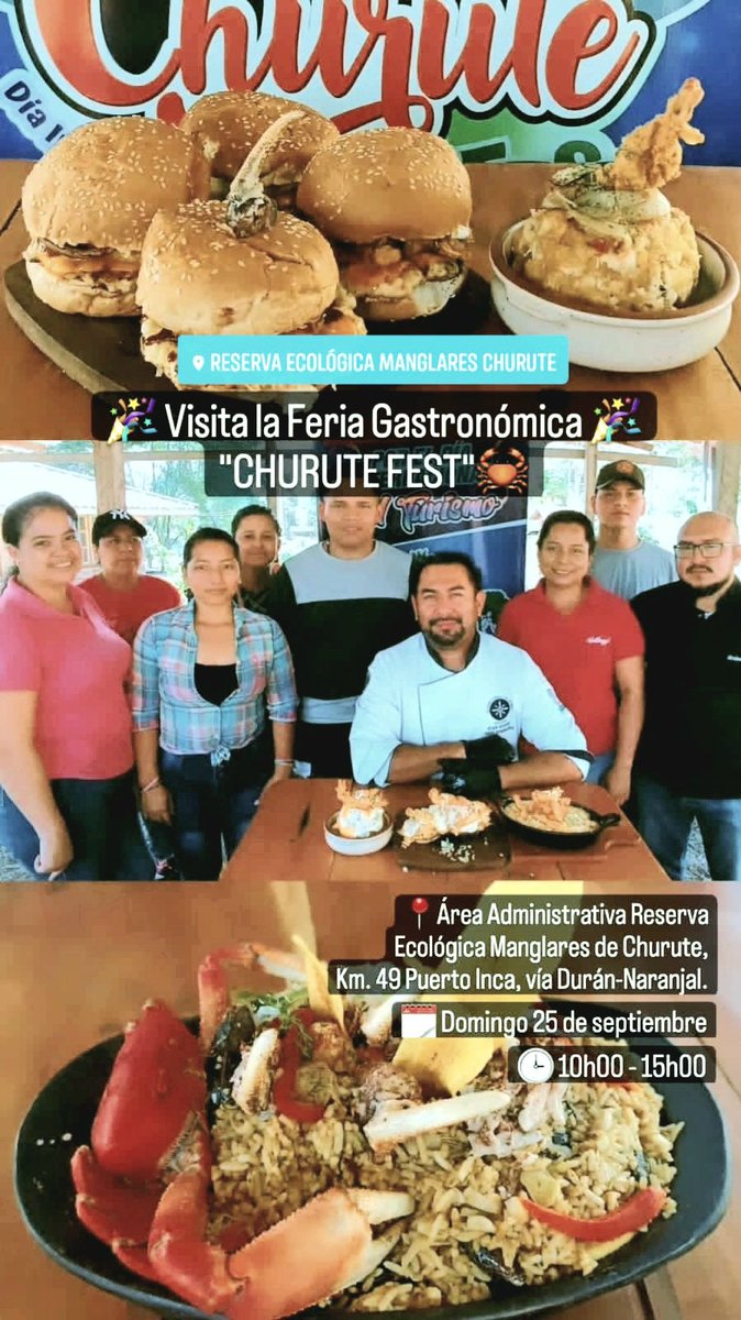 #ChuruteFest 3era edición 🦀🦀🦀