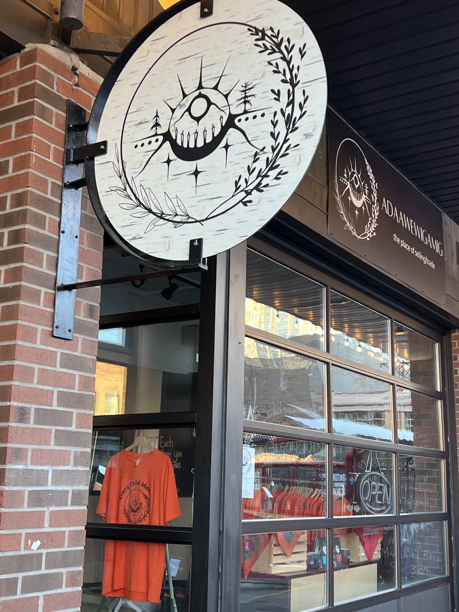 Looking for Indigenous sourced orange shirts?  Go the this ⁦<a href="/A7G_Official/">A7G</a>⁩ shop in the ⁦@ByWardMarketBIA⁩