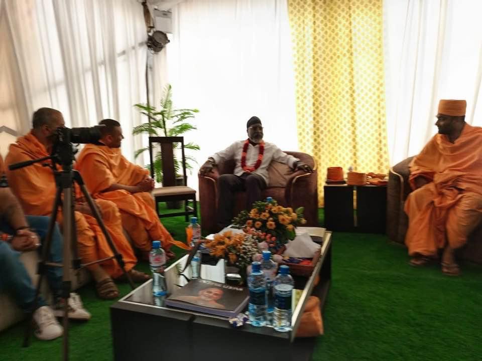 #wajackoyah@ Guest Speaking @ Celebrating A Life Of INSPIRATIONS - Pujya Pramukh Swami Maharaj BAPS. Was welcomed by the spiritual leaders. RPK protocol was observed as the Party Leader spoke of the role played by religious groups in Kenya.