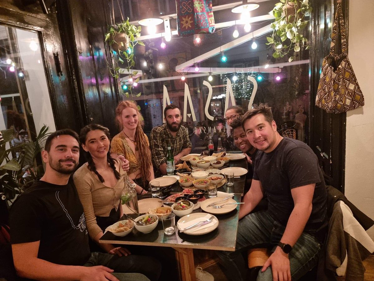 Got to spend time with some of my favorite people in Copenhagen. My dear and talented PhD colleagues <a href="/Sussex_Psych/">Sussex Psychology</a> with whom I would have never ever survived in academia <a href="/DrJLivermore/">James Livermore</a> <a href="/IriyeIriye/">Heather Iriye</a> @EvangelosPsych