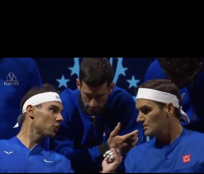 Three of the greatest men in Tennis on the court together for the last time. <a href="/SCSprincipal/">St. Catharine School</a> <a href="/StCathStMarg/">St. Catharine Church</a>