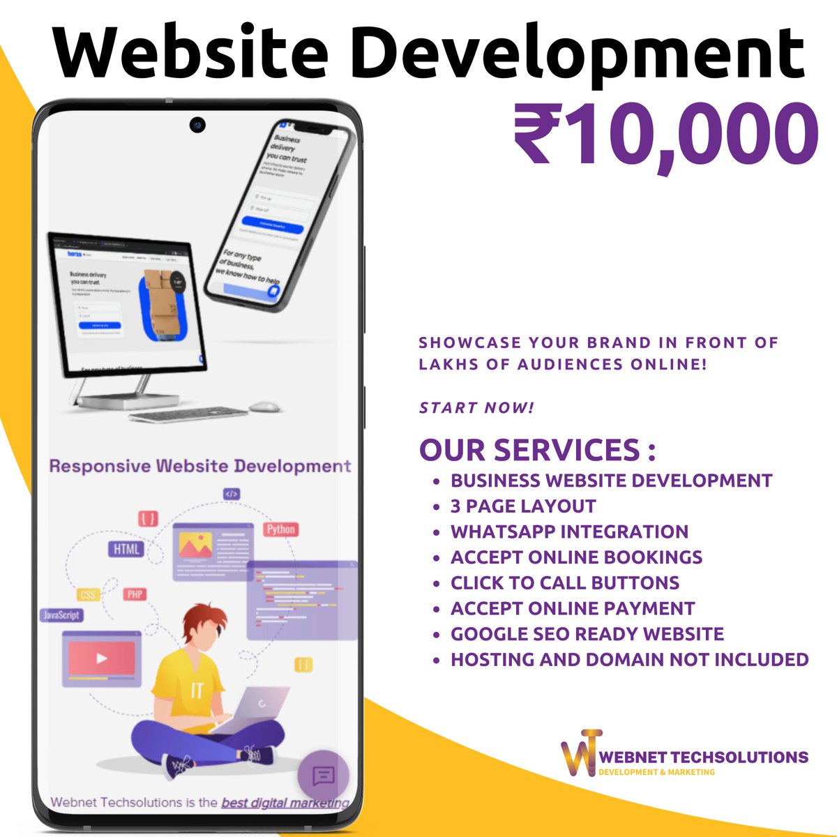 Webnet2022's tweet image. Our website development experts design, build and maintain modern websites that meet the needs of your business, using a variety of proven processes and industry-grade tools.

#websitedevolopment #10k

Contact us@
webnettechsolutions.com/copy-of-social…