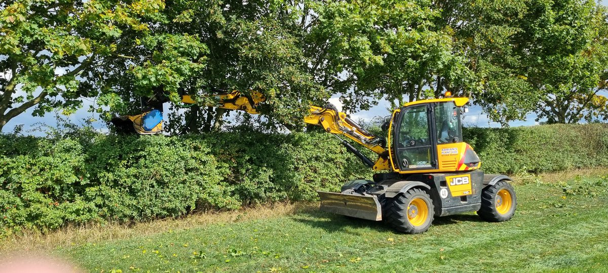 Adrianplanthire's tweet photo. Todays job my least favourite hedge low branches and hoping not to snag any pipes https://t.co/zDMdKi7waj