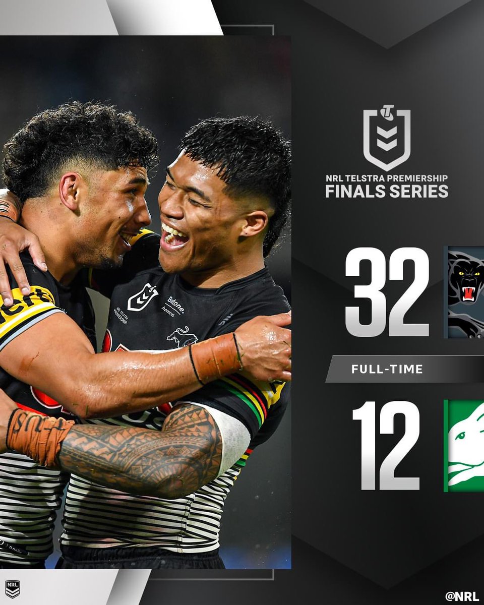 Third Grand Final in a row….unbelievable…but the job isn’t done yet! One more game to go …..#PantherPride