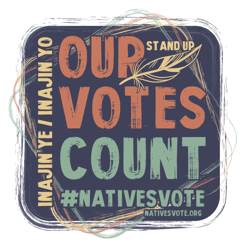 OayeLuta's tweet photo. Our Voice Matters - Our Votes Count #NativesVote https://t.co/3DtoCrxvVf