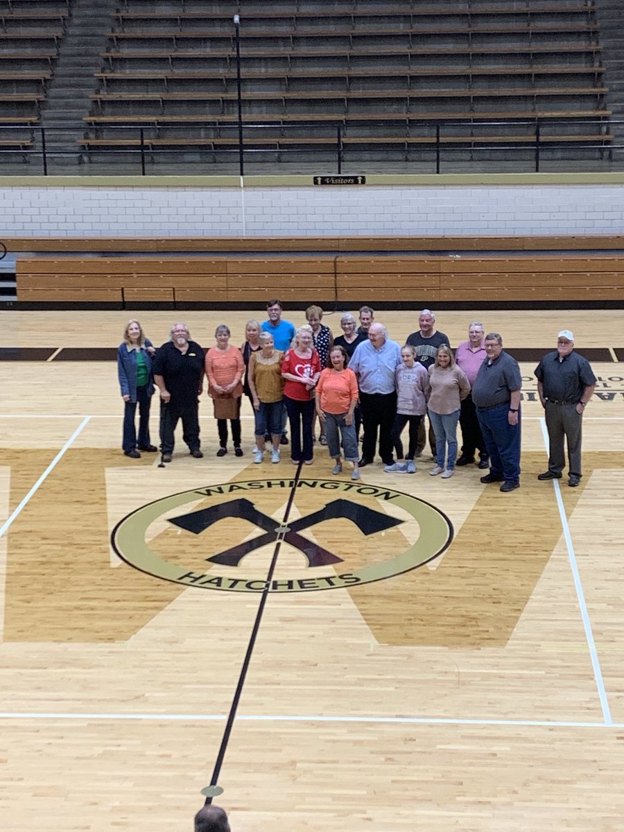 washhs's tweet photo. Class of ‘72 taking a tour at WHS! #gohatchets https://t.co/bk1wux9wTB