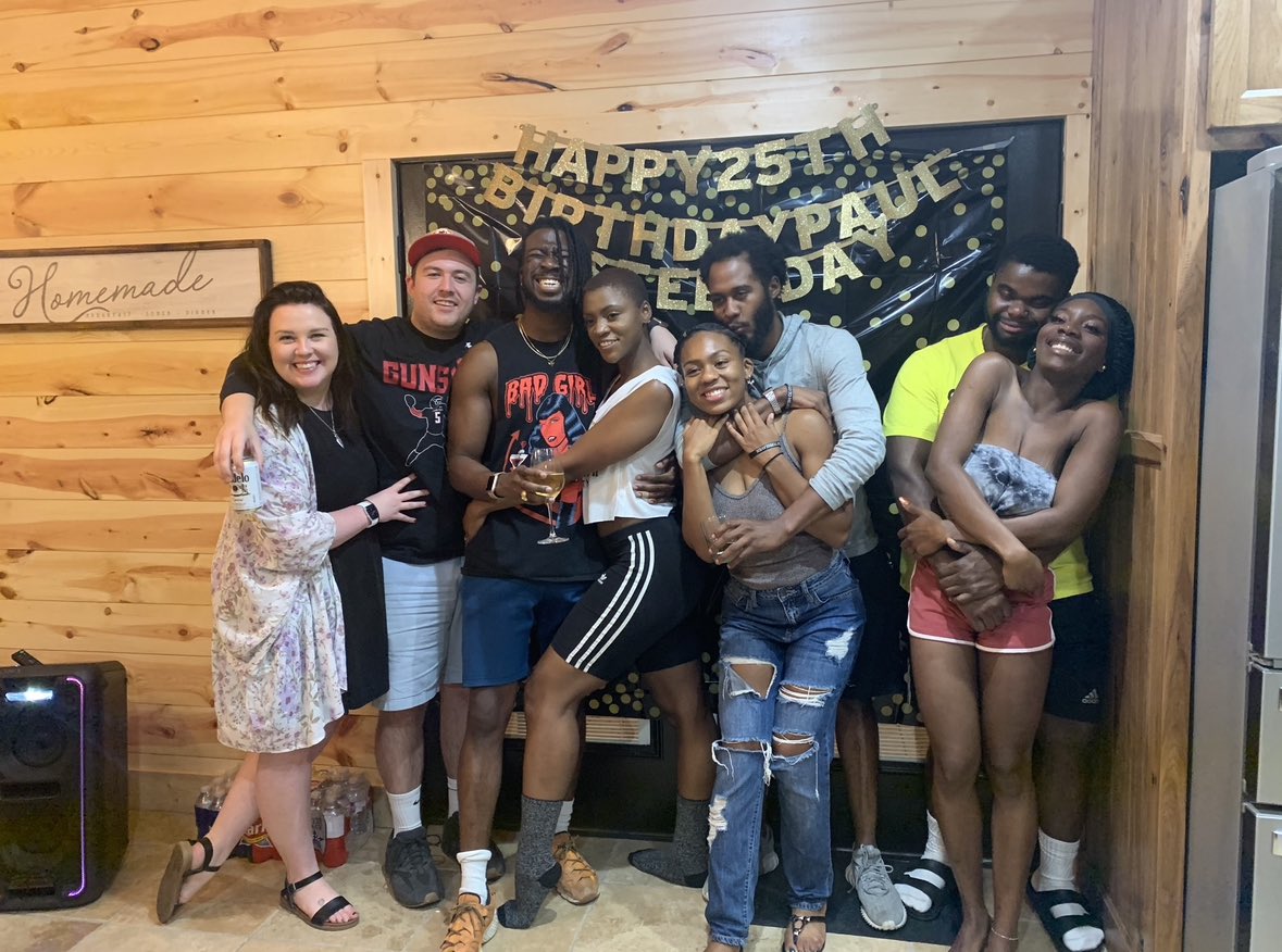 BOOMthatsteez's tweet photo. Steezday 2019 might be my most proud feat. Got 35 of you mf-ers out to Broken Bow. A logistical nightmare but such wholesome cozy vibes #STEEZDAY https://t.co/auiQJMxgUu