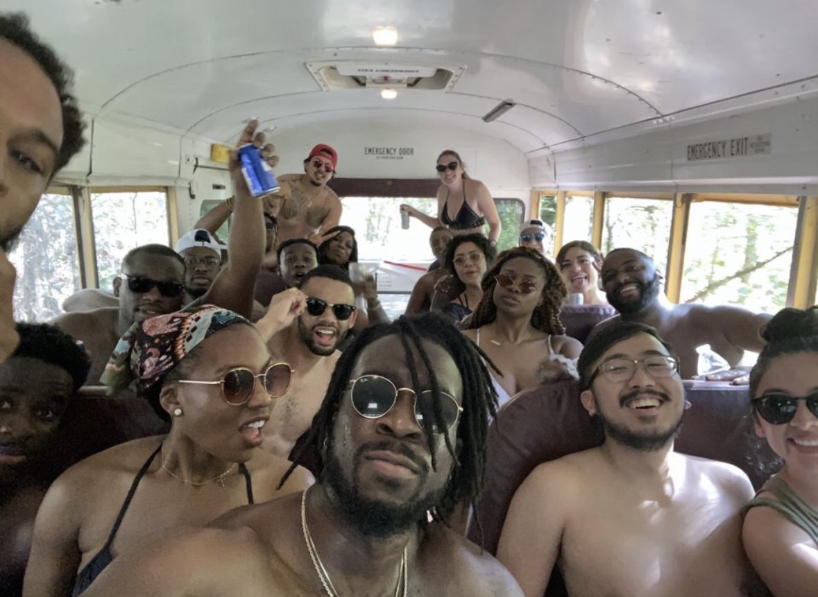BOOMthatsteez's tweet photo. Steezday 2019 might be my most proud feat. Got 35 of you mf-ers out to Broken Bow. A logistical nightmare but such wholesome cozy vibes #STEEZDAY https://t.co/auiQJMxgUu