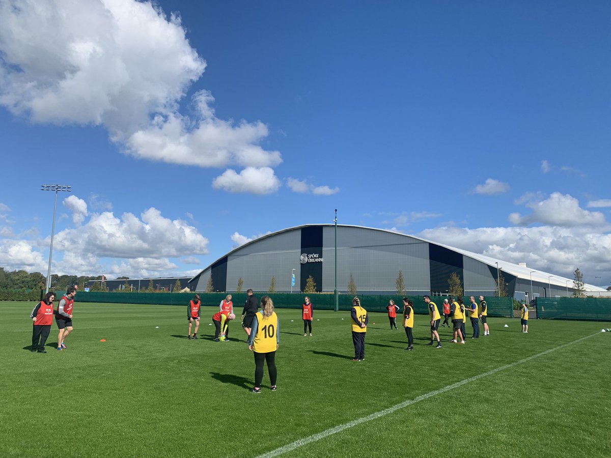 visionsportsirl's tweet photo. Fantastic morning out at @sportireland campus for our VI Rugby training as a part of #ewos22. Fancy giving VI Rugby a go? Drop us a mail for more info. ๐ @NCBI_sightloss @IrishRugby #BeActive https://t.co/p1bcgUv634