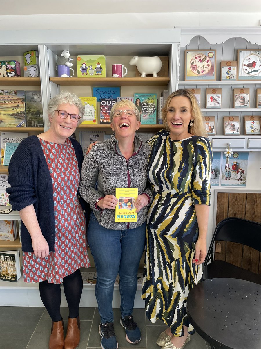 A big thank you to @gracedent @HarperCollinsUK this afternoon for a lovely book signing here in the shop as part of @tastecumbria lots of happy customers, town has been buzzing & we’ve been super busy as have all the foody stall holders, a great day indeed.