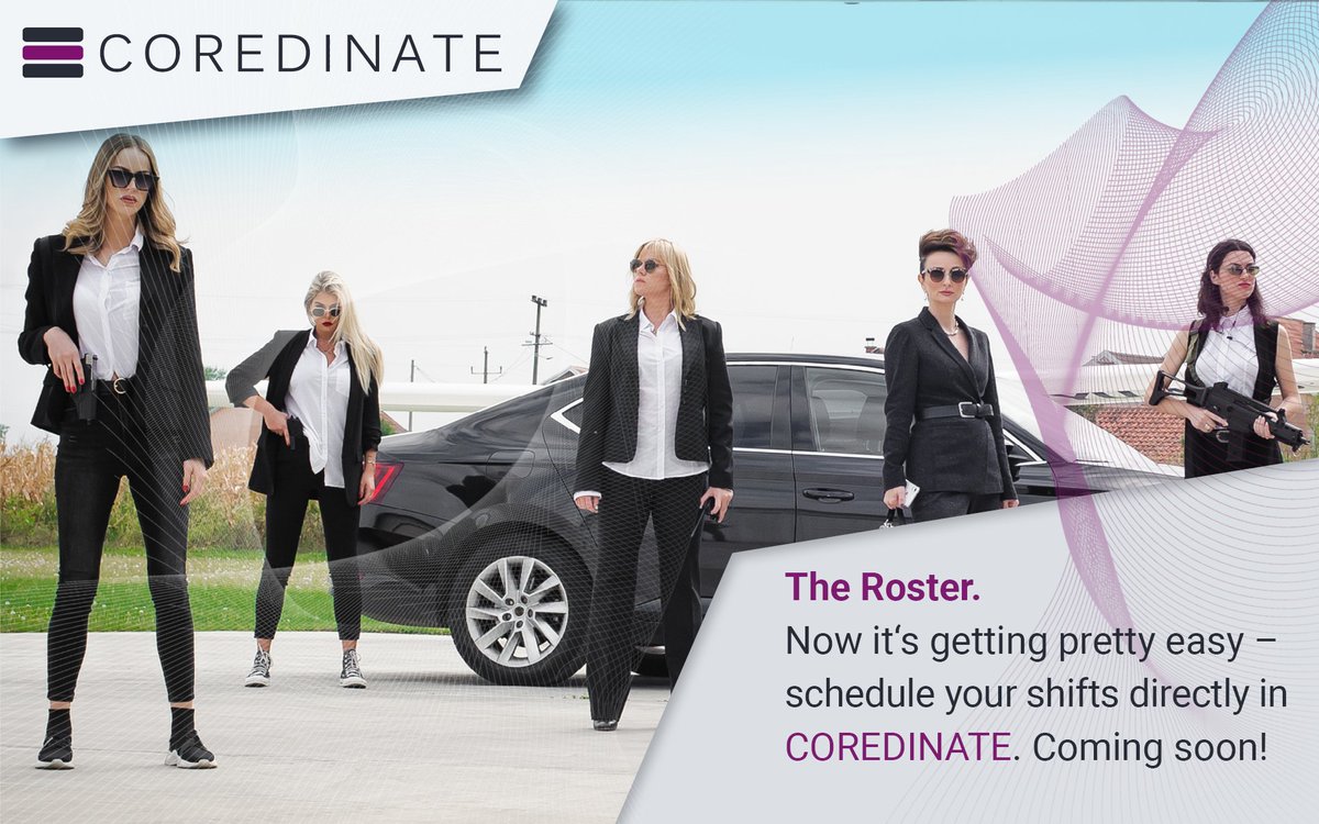 COREDINATE's tweet photo. The Roster. Now it's getting pretty easy – schedule your shifts directly in COREDINATE.
Coming soon! More information will follow on our website and our social media pages.

#Coredinate #Roster #Allinone #timesaving #usabiliy #shiftplan https://t.co/zcIeODZJTe