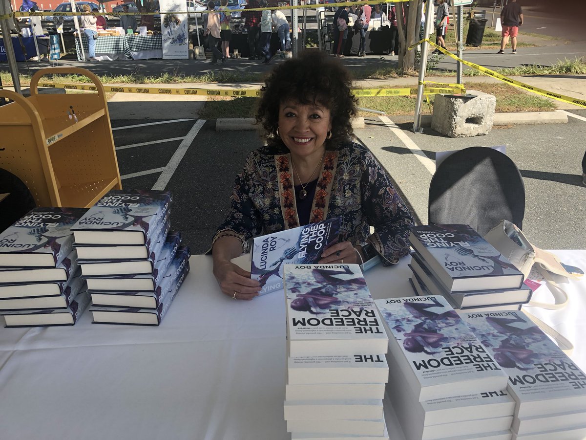 Signing books at Bookmarks Festival in Winston-Salem. Had a great panel with TJ and T Kingfisher,