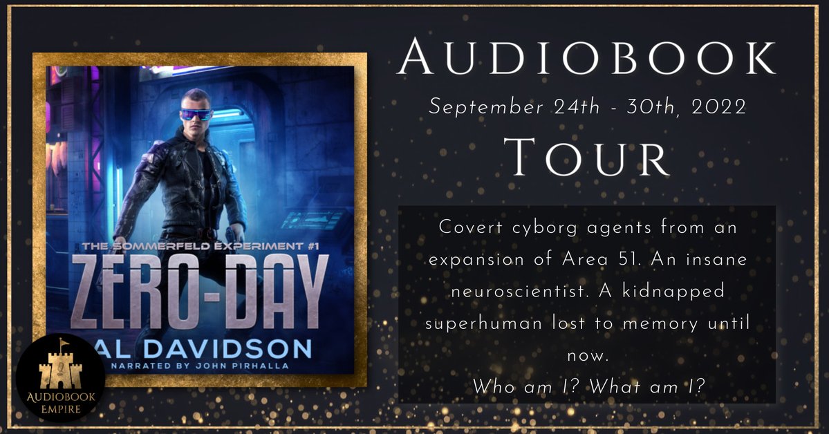 🎧📚🎧AUDIOBOOK TOUR!🎧📚🎧

Who Am I? What am I?

Listen to an #audioexcerpt from ZER0-DAY, book 1 in the The Sommerfeld Experiment series, by <a href="/ADzer0day/">Al Davidson - Author</a>. Narrated by John Pirhalla. #scifi #thriller <a href="/AudiobookEmpire/">Audiobook Empire</a> <a href="/AnAudiobookworm/">Jess the Audiobookworm 🎧</a> 

Start the series → bit.ly/3SyqlUn