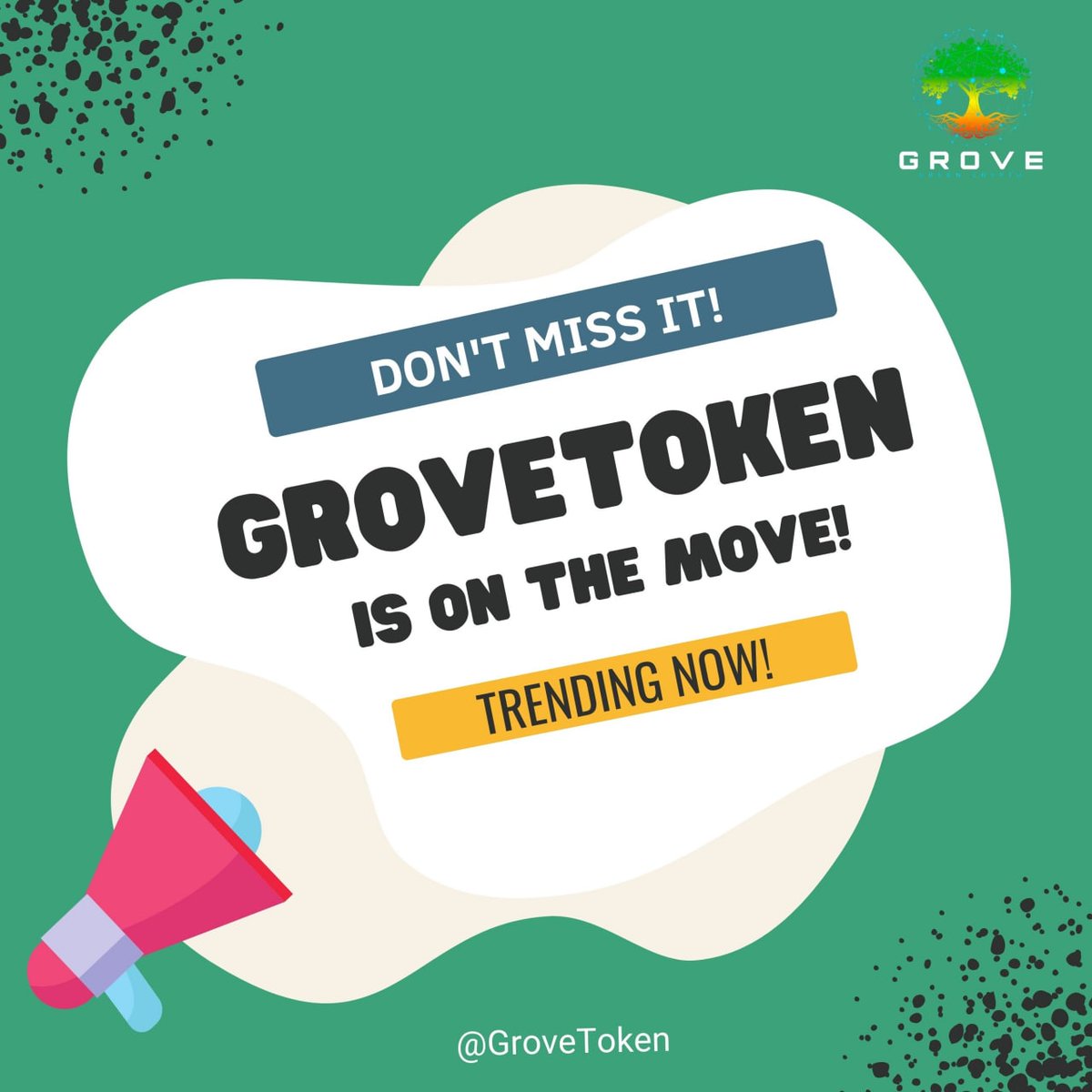 GroveToken's tweet photo. Today we witnessed the loss of a zero! We don't follow the usual crypto trends, we set our own!

Up 41.14% on the day
Up 64.64% on the week

"September will be the month to remember"

#grovetoken #GroveToTop50 #grovegreenarmy #bsc #binance #eth #ethereum #CryptoNews https://t.co/niC75hJCtw