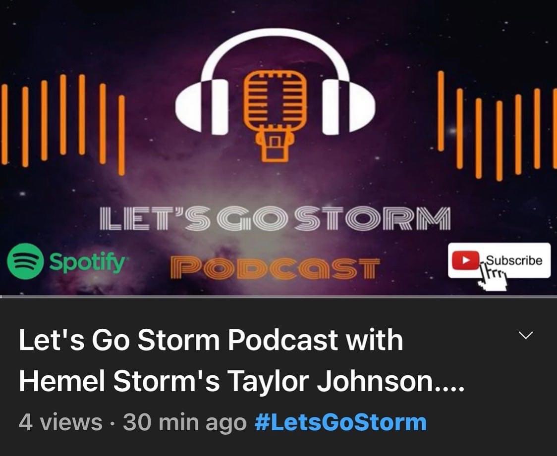 Lets_Go_Storm's tweet photo. Our new podcast featuring @hemelstorm’s @TJohn_11 is now available on YouTube! 📺 Link:
https://t.co/eBxPvhdzKc #TaylorJohnson #HemelStorm #LetsGoStorm https://t.co/1duFRIizkg