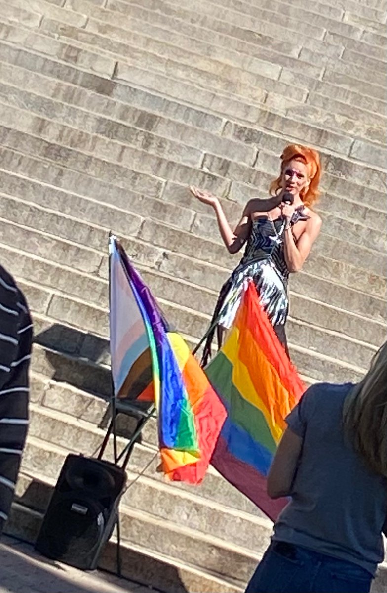 MCCTopeka's tweet photo. ”The real action comes when we Walk the Walk.”—Claire St. Claire #PrideKansas https://t.co/5CcJNs4cf2