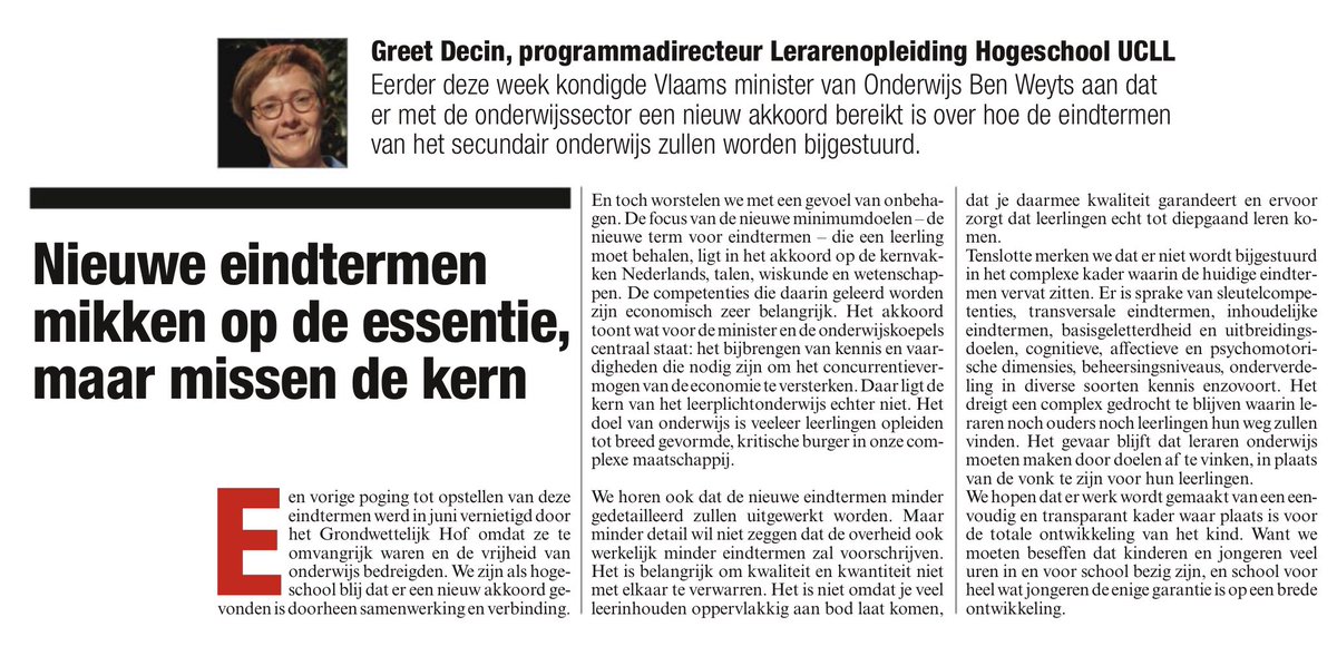 windeher's tweet photo. @ucll, @GreetDecin in @hbvl, om over na te denken… https://t.co/Nvxg8QGEgQ