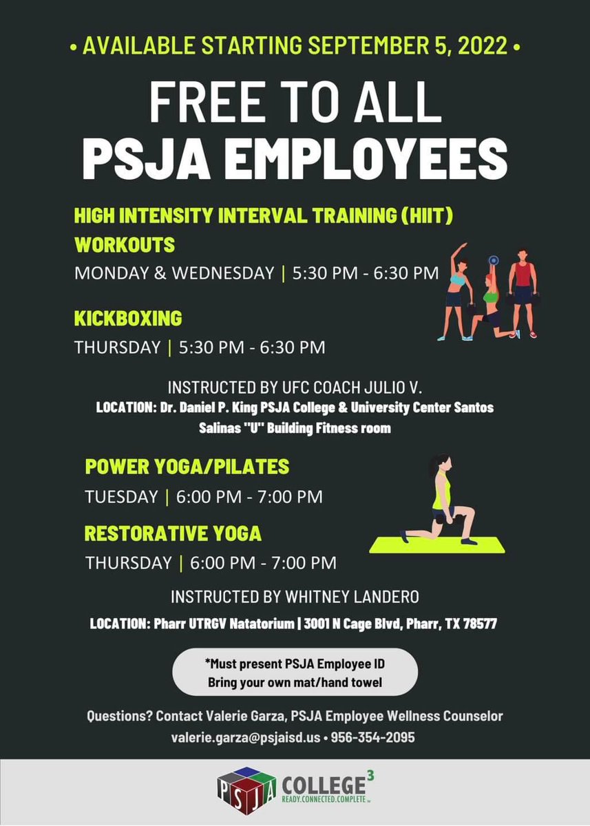 VGARZALPC's tweet photo. 📣Join us at any of these locations to find out what all the HYPE is about!
🤍🤍🤍🤍🤍🤍🤍🤍🤍
Stay tuned ZUMBA classes coming soon💃🏻🕺🏻🤗@PSJAISD #PSJAFIT4LIFE #healthylifestyle #Ifnotnowwhen 🤷🏻♀️ https://t.co/AR2FaRLiax