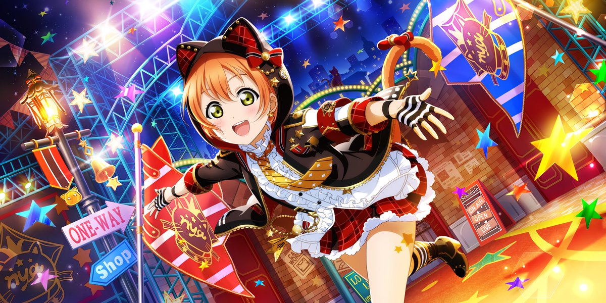 MusicCharaOTD's tweet image. Today’s music themed character is Rin Hoshizora from Love Live!