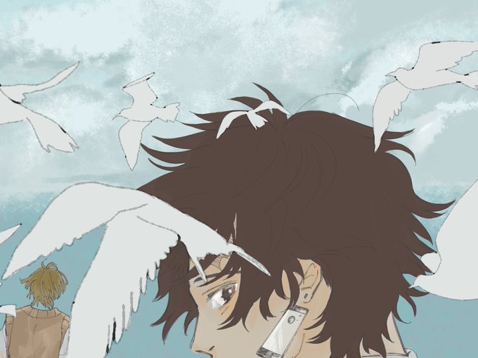 「brown hair seagull」 illustration images(Latest)