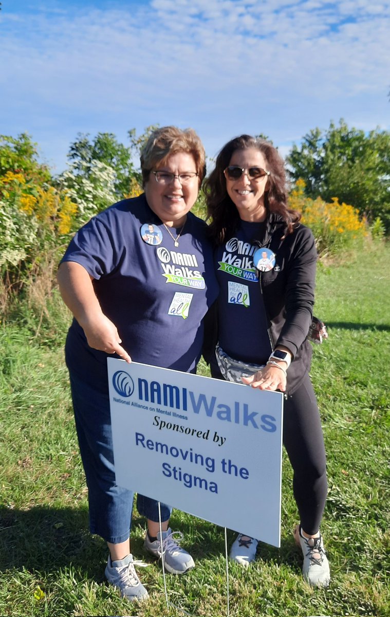JindaParkowski's tweet photo. Great morning to walk for suicide prevention and to end the stigma!
#NAMIWalks #together4MH https://t.co/X9qGM51iJx