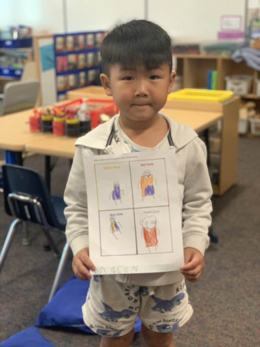 MECC_Counselor2's tweet photo. That’s a wrap on the first session of #classroomcounselorvisits! These Kindergartners did a great job putting their emotions in the correct Zone! #ZonesofRegulation #emotions #MasonMomentum @MrsBly_MECC @MasonSchools 💙💛❤️💚 https://t.co/uporJ9lYlN