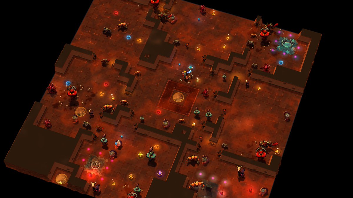 QCFdesign's tweet photo. It's #screenshotsaturday, and we wanted to show off the variety of gorgeous tilesets in Desktop Dungeons: Rewind! 🤩

We hope you have a great weekend 🐐

#gamedev #roguelike https://t.co/O2RDRGs7WD