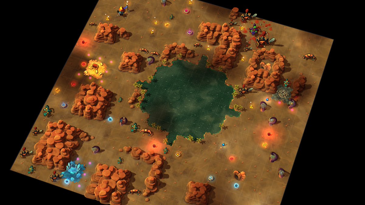 QCFdesign's tweet photo. It's #screenshotsaturday, and we wanted to show off the variety of gorgeous tilesets in Desktop Dungeons: Rewind! 🤩

We hope you have a great weekend 🐐

#gamedev #roguelike https://t.co/O2RDRGs7WD