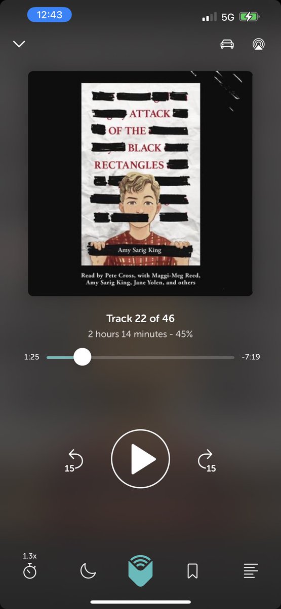 Perfect listen during #BannedBooksWeek #BannedBooksWeek2022 on a perfect day ☀️ for a long run. If I had time I seriously would have ran the length of the book. So so good.  @AS_King @Scholastic @JaneYolen @librofm #audiobooks #middlegrade