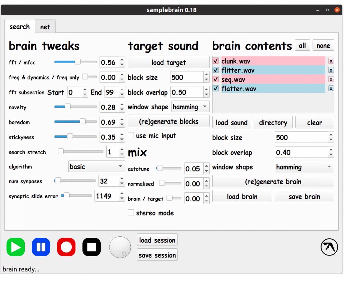 Warp Records (@warprecords) on Twitter photo Dave Griffiths and <a href="/AphexTwin/">Aphex Twin</a> launch ‘Samplebrain’ – free sound design software, available now.
→ gitlab.com/then-try-this/… Dave Griffiths and <a href="/AphexTwin/">Aphex Twin</a> launch ‘Samplebrain’ – free sound design software, available now.
→ gitlab.com/then-try-this/…