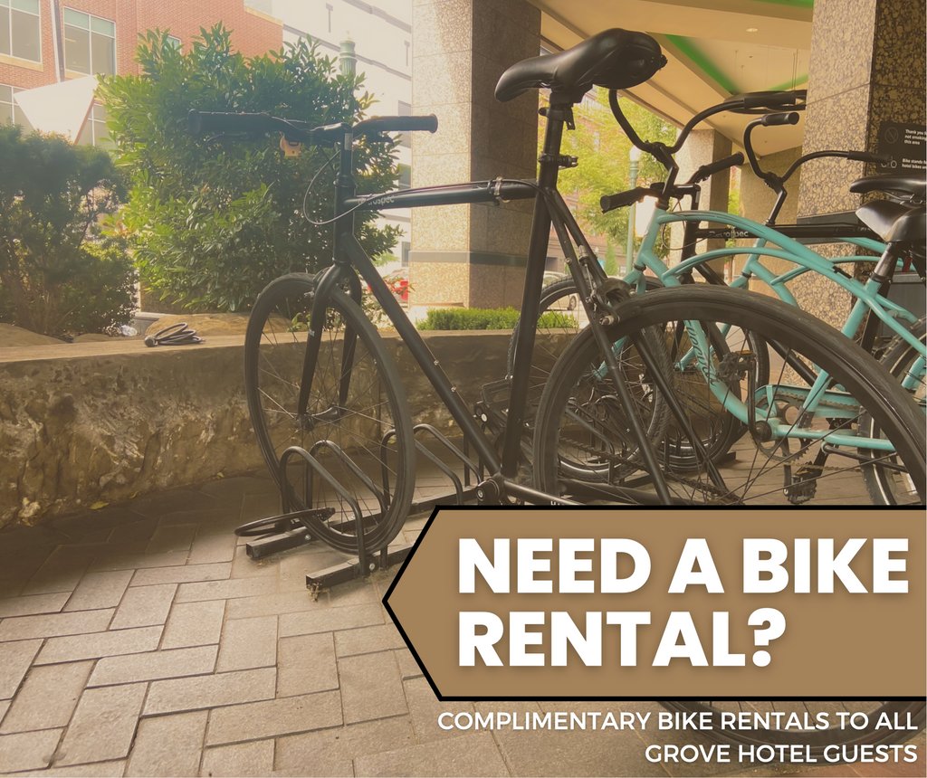 It's not too late for a short breezy bike ride! 🚲️ as if The Grove Hotel couldn't get better, we give complimentary bike rentals for all who stay with us. Come try it for yourselves 😉

#boise #downtown #bikeride #stayactive #fall #groveboise #hospitality