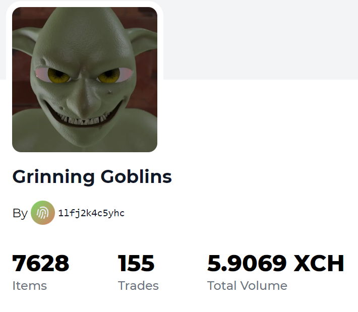 Over 3/4 of goblins have been minted! Soon we will be getting into the more powerful and rare goblins in #9000+