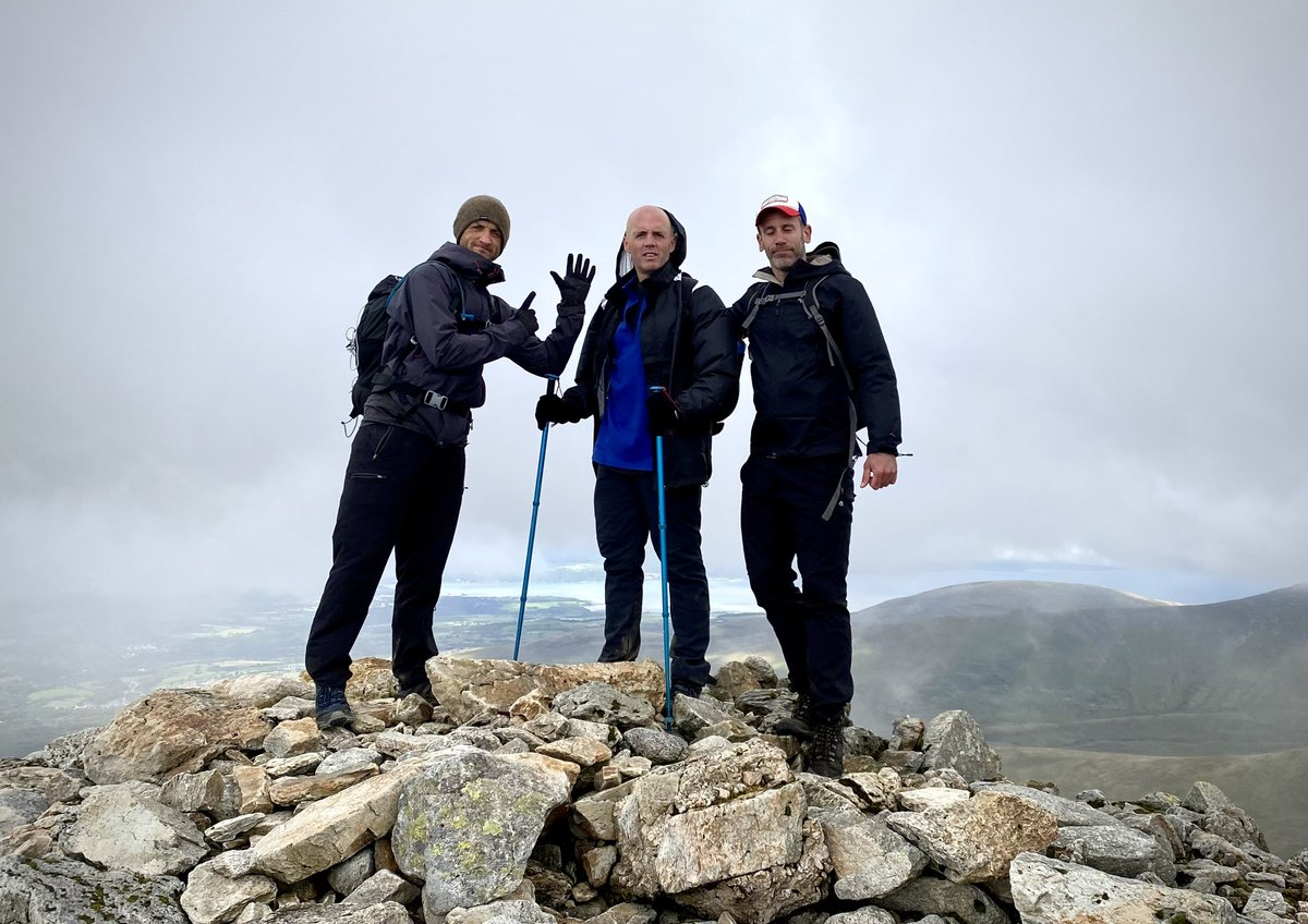 SharePickers's tweet photo. Tom our guide who is super fit &amp; does this for fun said: “people come to Snowdonia for a &amp; they might do 2 or 3 peak in total all weekend. We are doing 10 in a day so yes it’s hard and a bit bonkers”. 

Peak 6 - beyond pain

Please donate if you can 👇👍
https://t.co/ry3miOQDFg https://t.co/KiXbBLqU5L